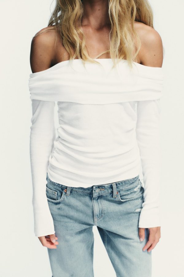 STRAPLEZ BÜZGÜÜ T-SHIRT - از برند زارا