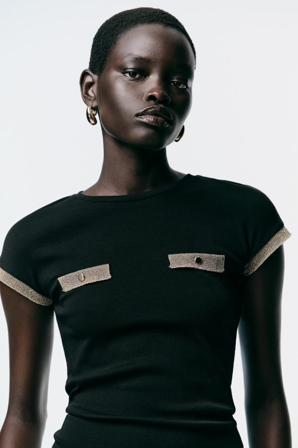 METALİK İPLİKLİ T-SHIRT - از برند زارا