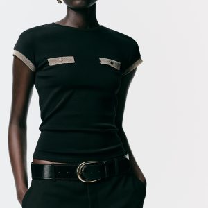 METALİK İPLİKLİ T-SHIRT - از برند زارا
