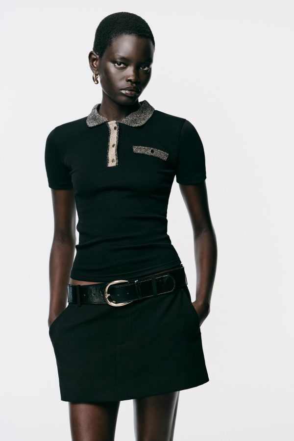 METALİK İPLİKLİ T-SHIRT - از برند زارا