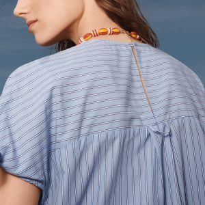 پیراهن میدی کوتاه با یقه وسیع از برند زارا (زنانه)