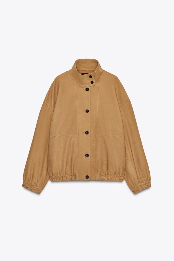 DERİ BOMBER CEKET ZW COLLECTION İİTED EDİTİON - از برند زارا