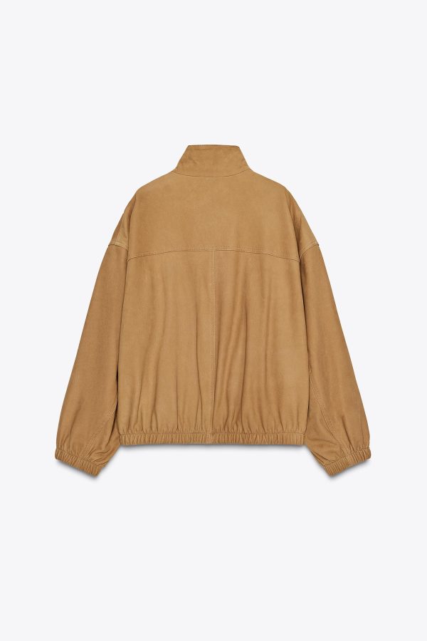 DERİ BOMBER CEKET ZW COLLECTION İİTED EDİTİON - از برند زارا