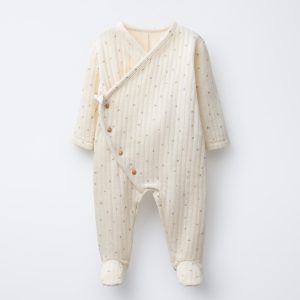 تولم آستین بلند با یقه V و دکمه از برند زارا (بچه گانه)