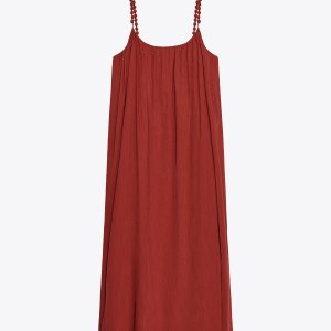 پیراهن نازک گشاد با یقه گرد از برند زارا (زنانه)