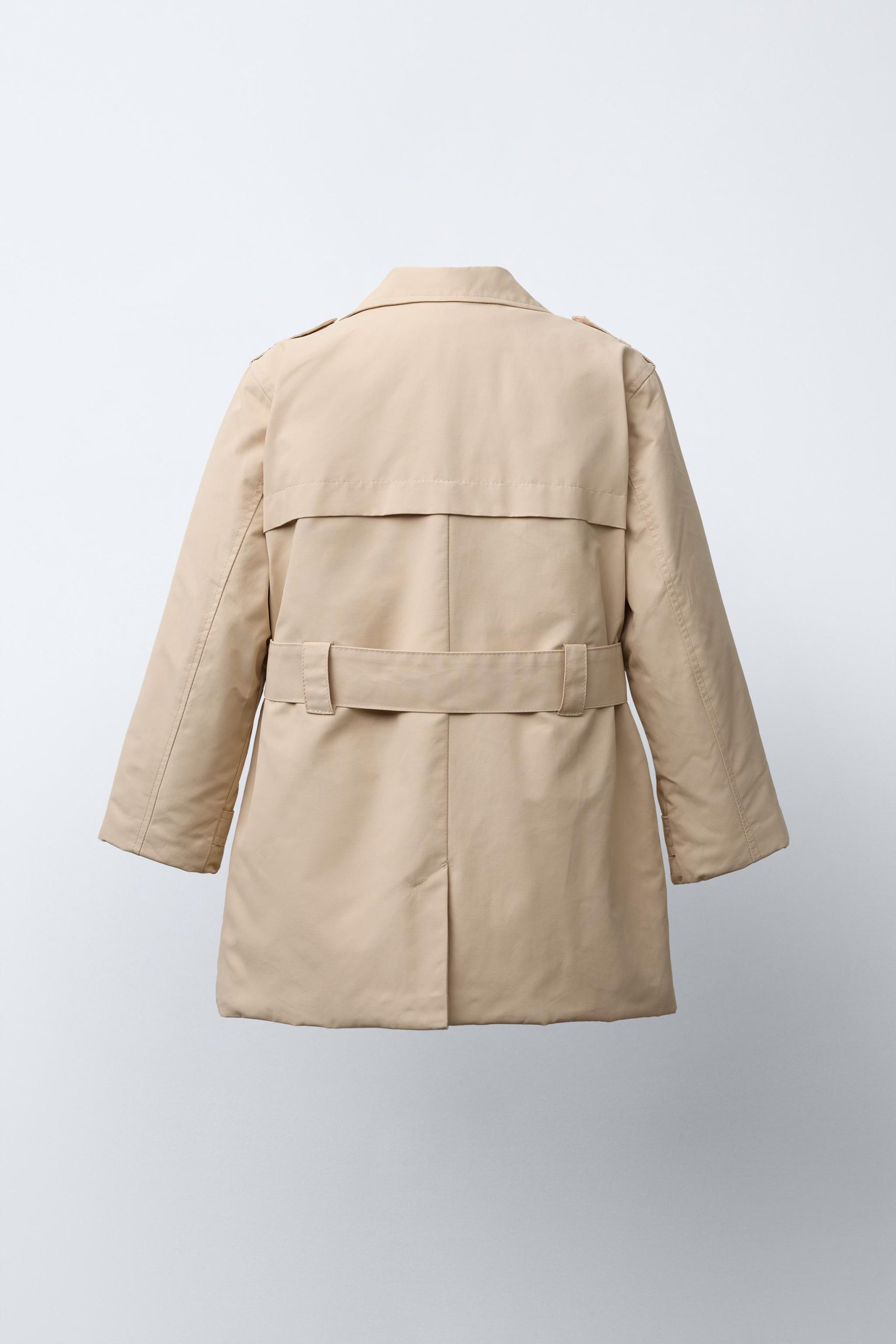 ترنچکت یقهدار با کمربند قابل تنظیم از برند زارا (بچه گانه)