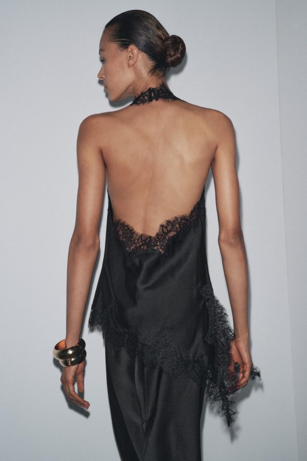 TOP HALTER DANTEL ZW COLLECTION - از برند زارا