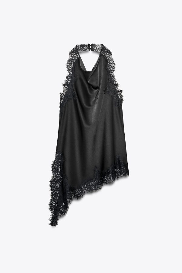 TOP HALTER DANTEL ZW COLLECTION - از برند زارا