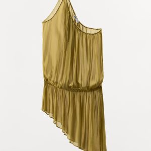 تاپ نازک یقه نامتقارن با چین از برند زارا (زنانه)