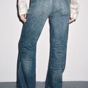 شلوار جین زنانه کمر پایین بوت‌کات از برند زارا (زنانه)