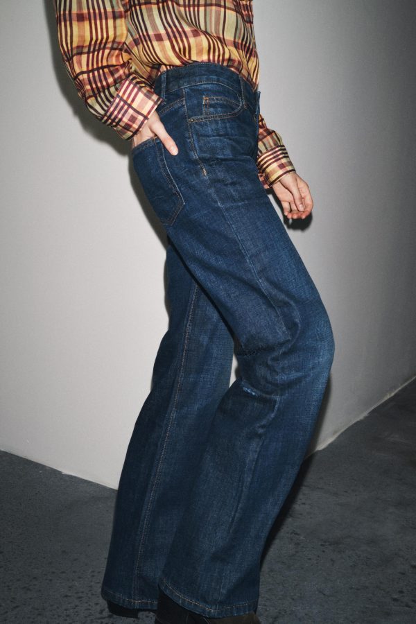 ZW KOLEKSİYONU BOOTCUT DÜŞÜK BEL JEAN - از برند زارا
