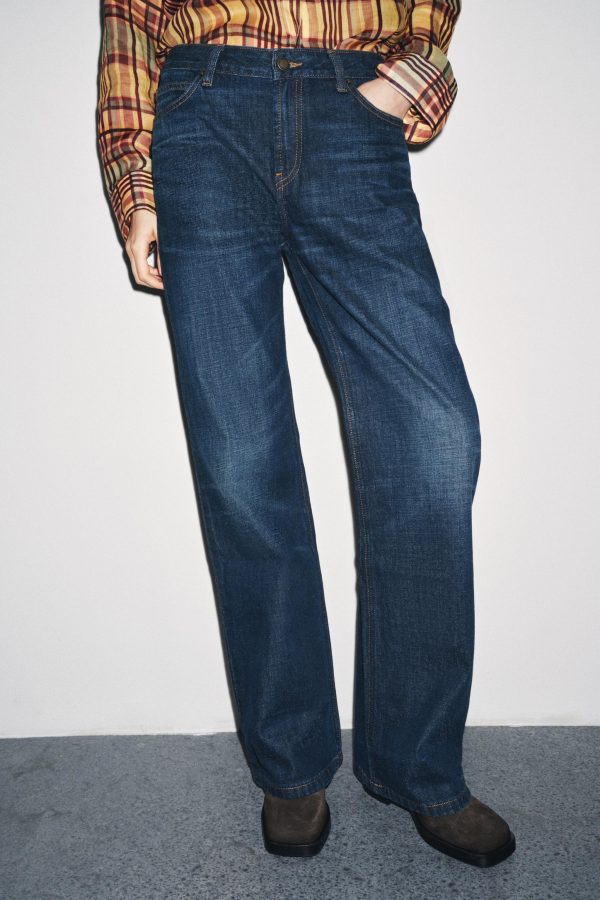 ZW KOLEKSİYONU BOOTCUT DÜŞÜK BEL JEAN - از برند زارا