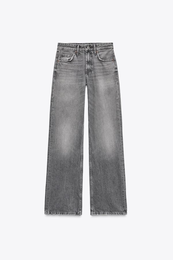 TRF FULL LENGTH ORTA BEL WIDE-LEG JEAN - از برند زارا