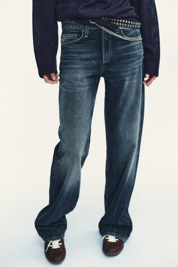 JEANS TRF GENİŞ PAÇA DÜŞÜK BEL - از برند زارا