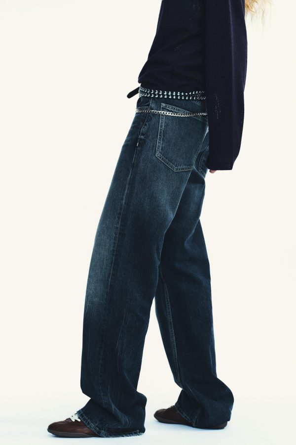 JEANS TRF GENİŞ PAÇA DÜŞÜK BEL - از برند زارا