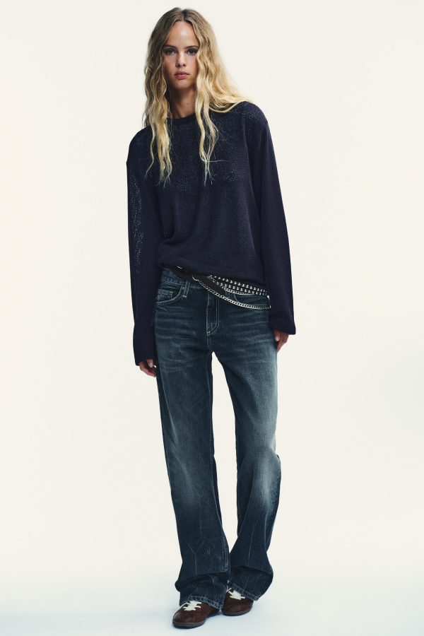 JEANS TRF GENİŞ PAÇA DÜŞÜK BEL - از برند زارا