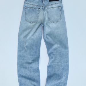 شلوار جین متوسط کمر پل‌دار پنج جیب از برند زارا (زنانه)