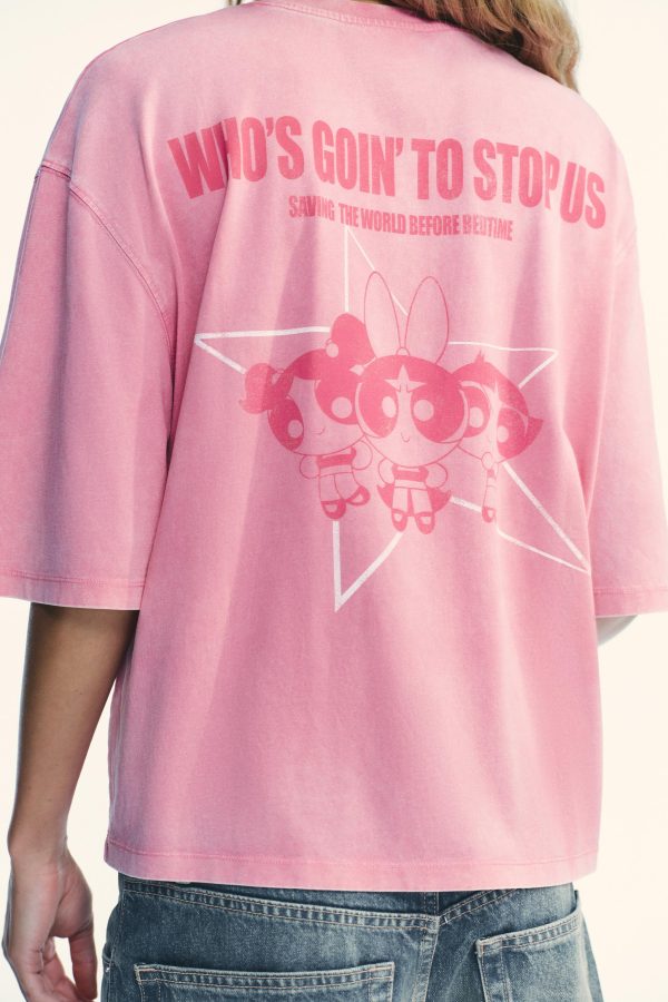 SOLUK EFEKTLİ THE POWERPUFF GIRLS™ T-SHIRT - از برند زارا