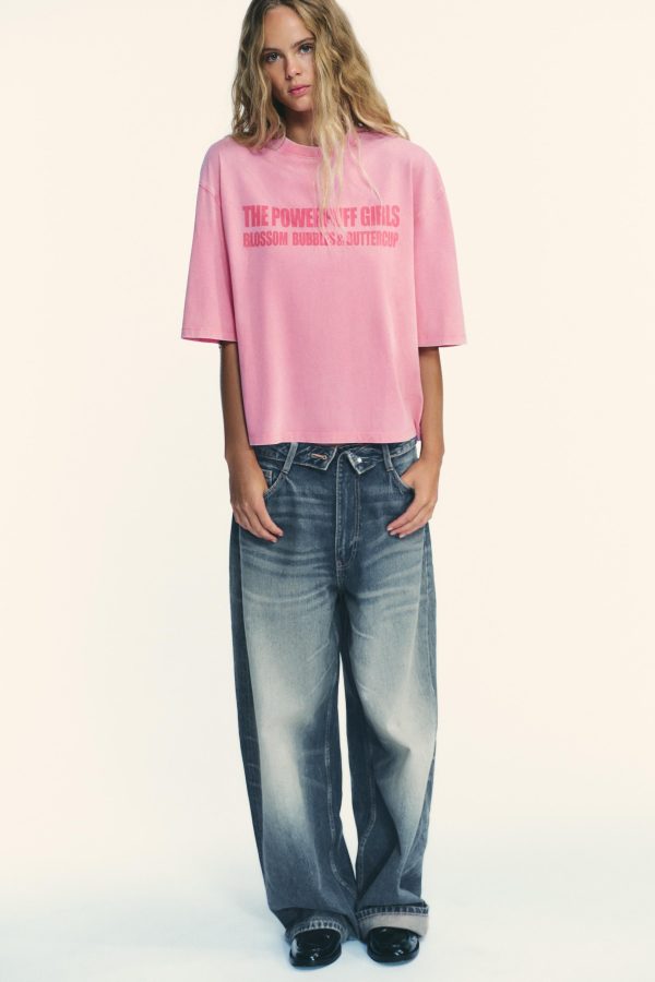 SOLUK EFEKTLİ THE POWERPUFF GIRLS™ T-SHIRT - از برند زارا