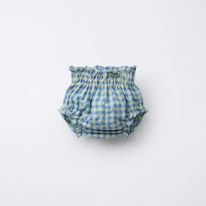 شورت الاستیک چهارخانه زنانه از برند زارا (بچه گانه)