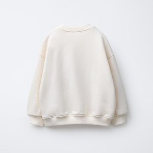 سویشرت آستین بلند یقه گرد طرح دار از برند زارا (بچه گانه)