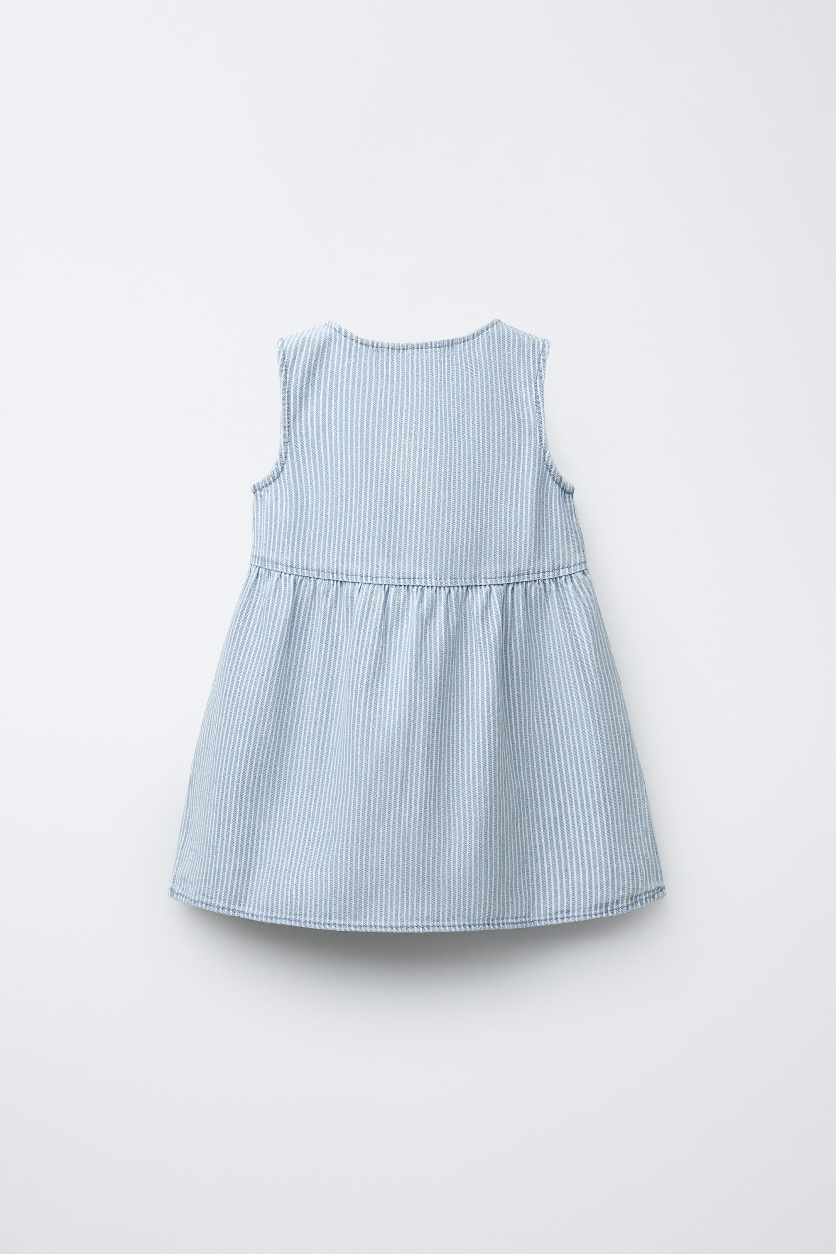 پیراهن بدون آستین یقه V طرح راهراه از برند زارا