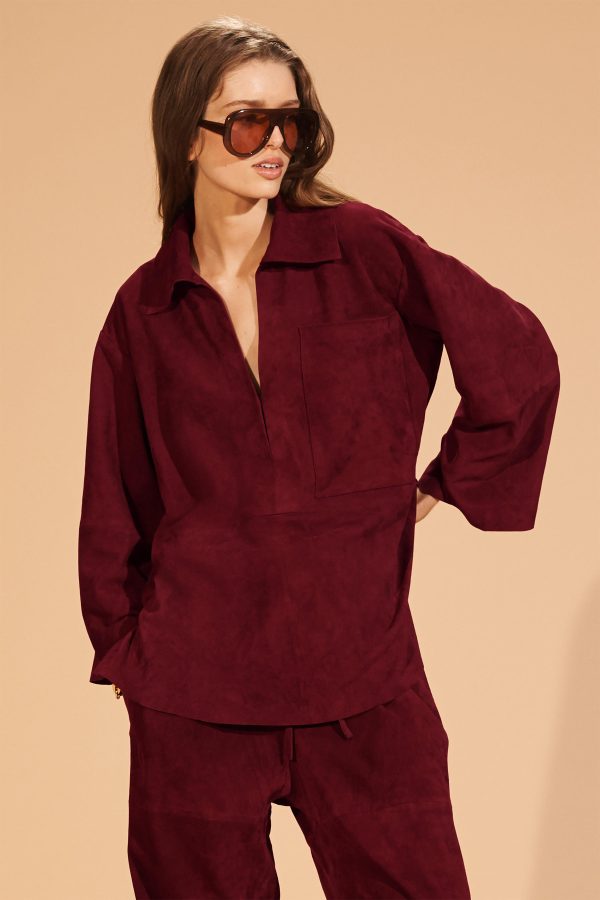 LIMITED EDITION ÜET DERİ CEPLİ GÖMLEK - از برند زارا