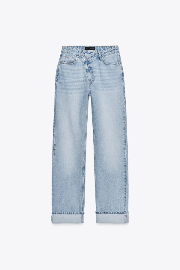 Z.09 CROSSOVER YÜKSEK BEL TAM BOY JEAN - از برند زارا