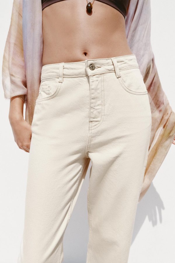 Z.02 STRAIGHT ANKLE YÜKSEK BEL JEAN - از برند زارا