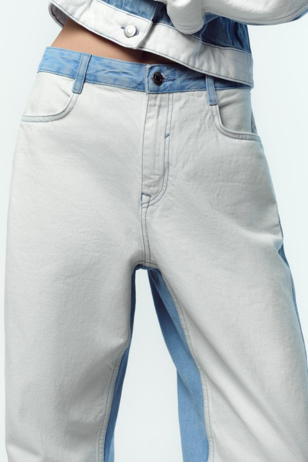 Z1975 STRAIGHT FIT KOMBİNE ORTA BEL JEAN - از برند زارا