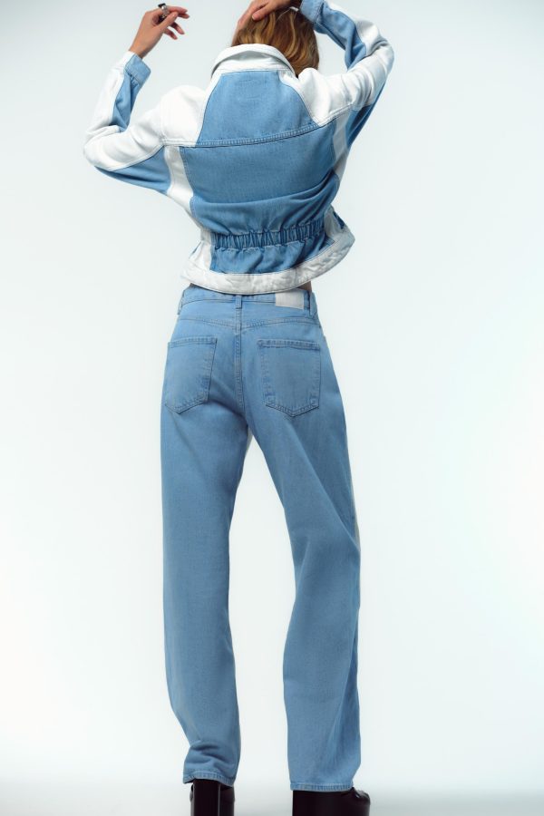 Z1975 STRAIGHT FIT KOMBİNE ORTA BEL JEAN - از برند زارا