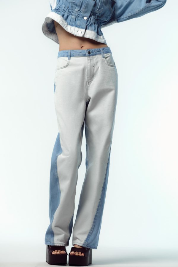 Z1975 STRAIGHT FIT KOMBİNE ORTA BEL JEAN - از برند زارا