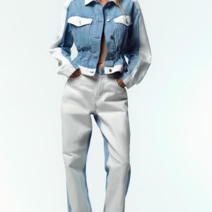 Z1975 STRAIGHT FIT KOMBİNE ORTA BEL JEAN - از برند زارا
