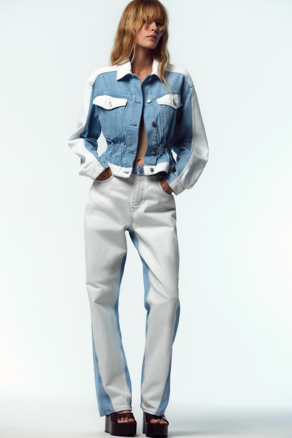 Z1975 STRAIGHT FIT KOMBİNE ORTA BEL JEAN - از برند زارا