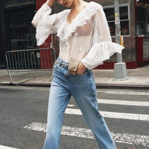 Z1975 YÜKSEK BEL BOOTCUT ZİNCİR KEMERLİ JEAN - از برند زارا