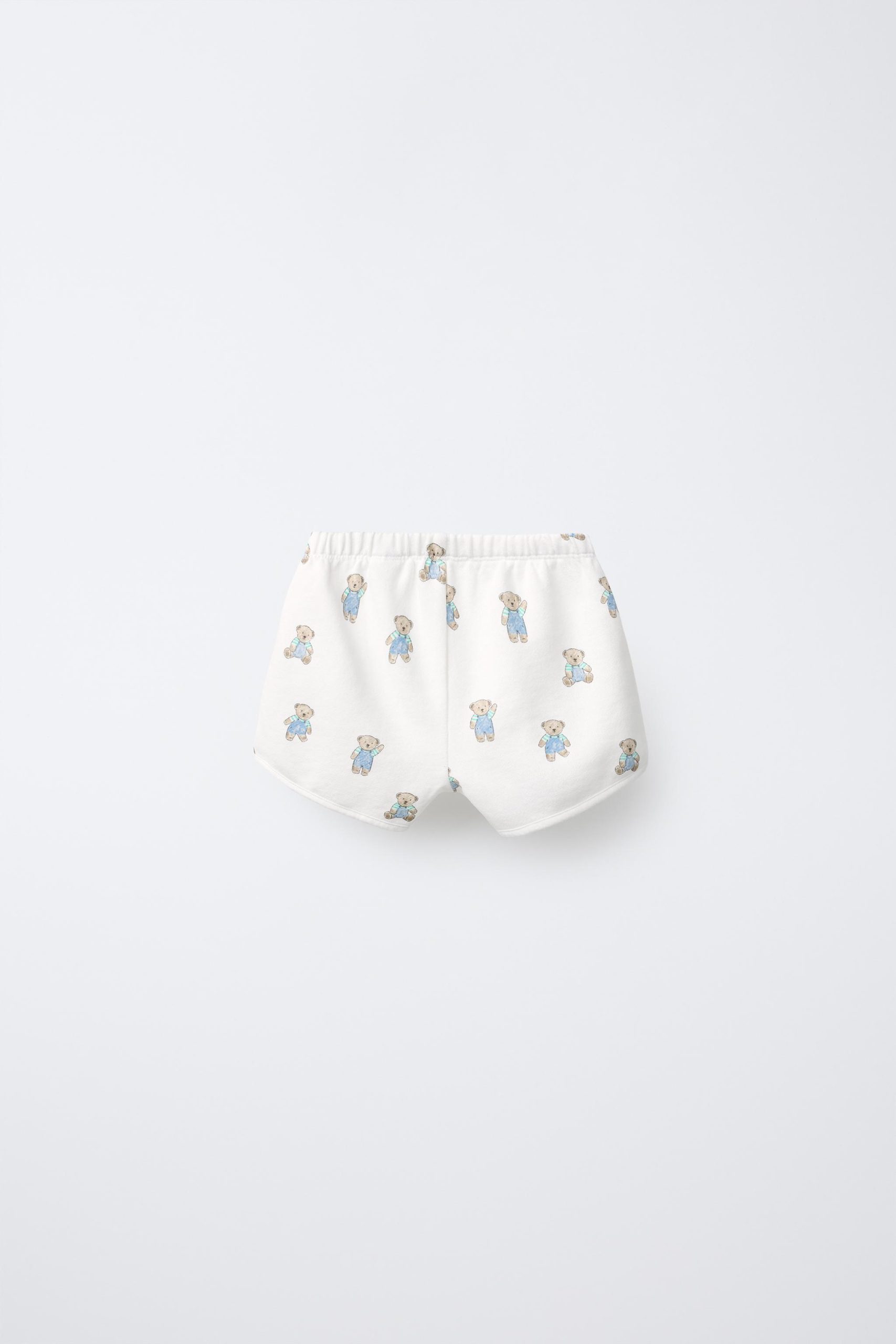 شلوارک پنبهای با طرح خرس از برند زارا (بچه گانه)