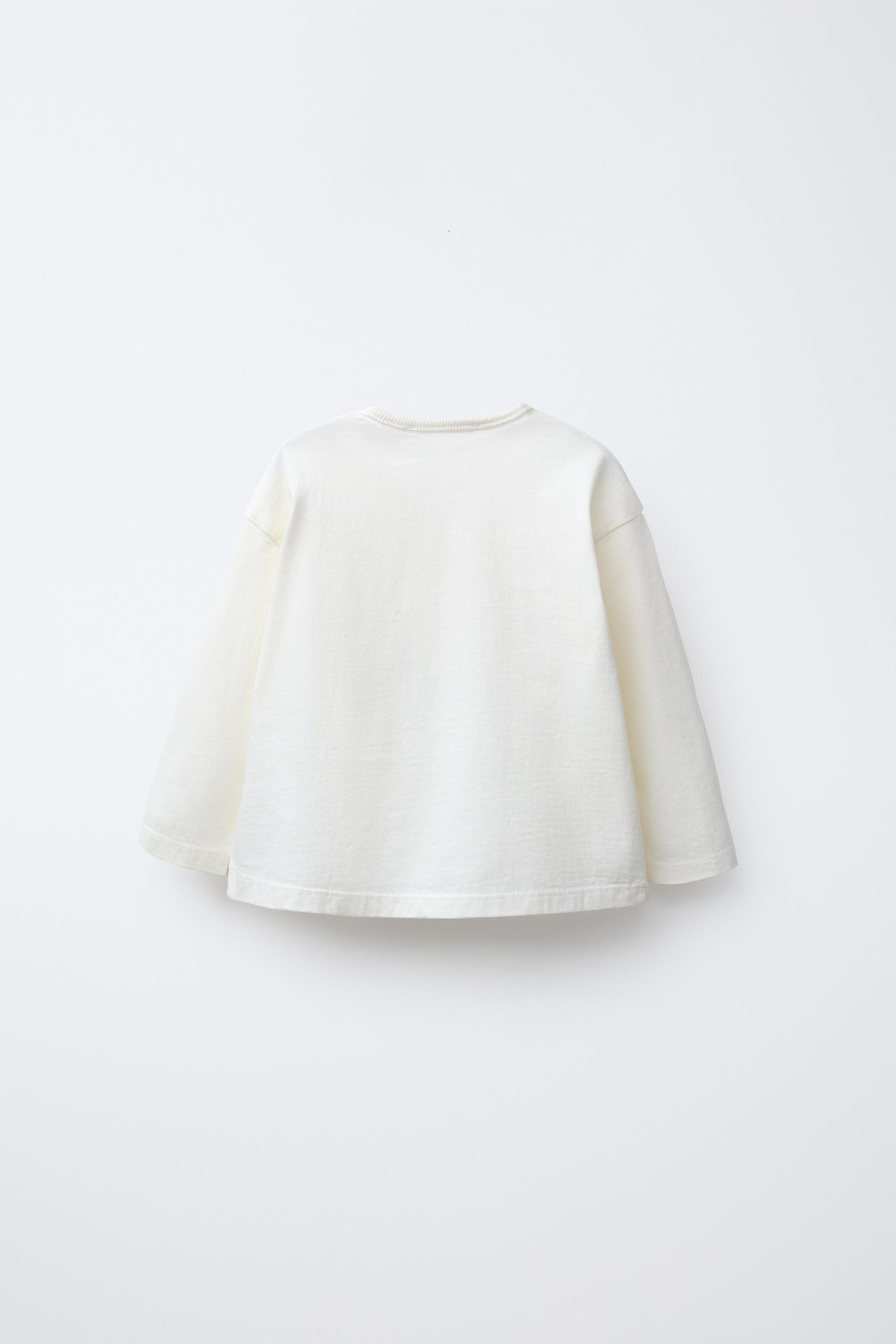 تیشرت آستین بلند با طرح حیوانات از برند زارا (بچه گانه)