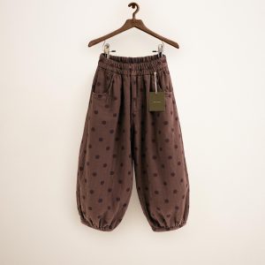 شلوار بالون پنبه‌ای با کمربند کشی از برند زارا