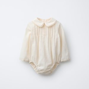 بادی یقه‌دار بچگانه با دانتل از برند زارا (بچه گانه)