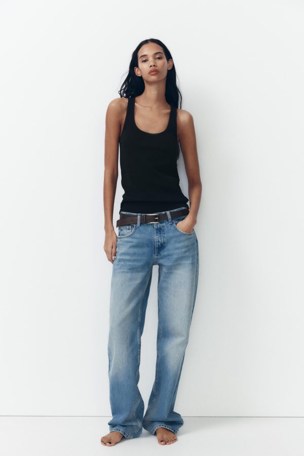 TRF ORTA BEL WIDE-LEG JEAN - از برند زارا