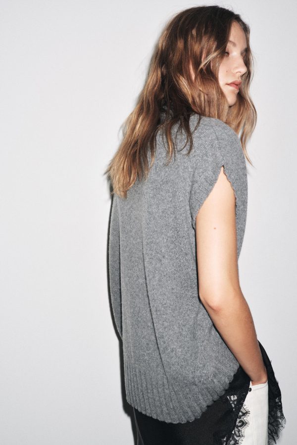 YÜNLÜ OVERSIZE YELEK - از برند زارا