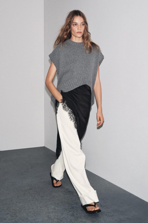 YÜNLÜ OVERSIZE YELEK - از برند زارا