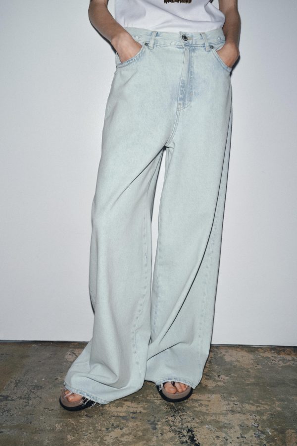 ZW COLLECTION PALAZZO YÜKSEK BEL JEAN - از برند زارا