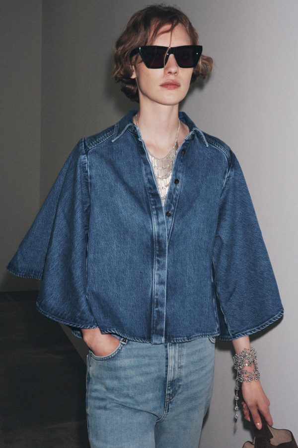 ZW COLLECTION KIMONO DENİ GÖMLEK - از برند زارا