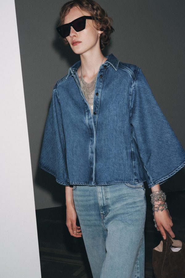 ZW COLLECTION KIMONO DENİ GÖMLEK - از برند زارا