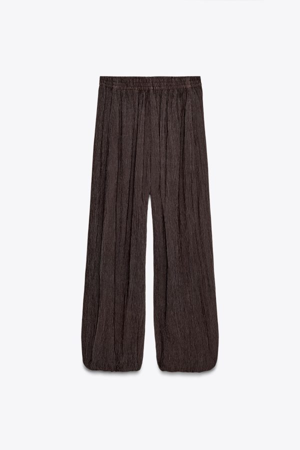 DOKULU ŞALVAR PANTOLON - از برند زارا