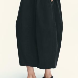 پیراهن میدی یقه صاف با چین پشت از برند زارا (زنانه)