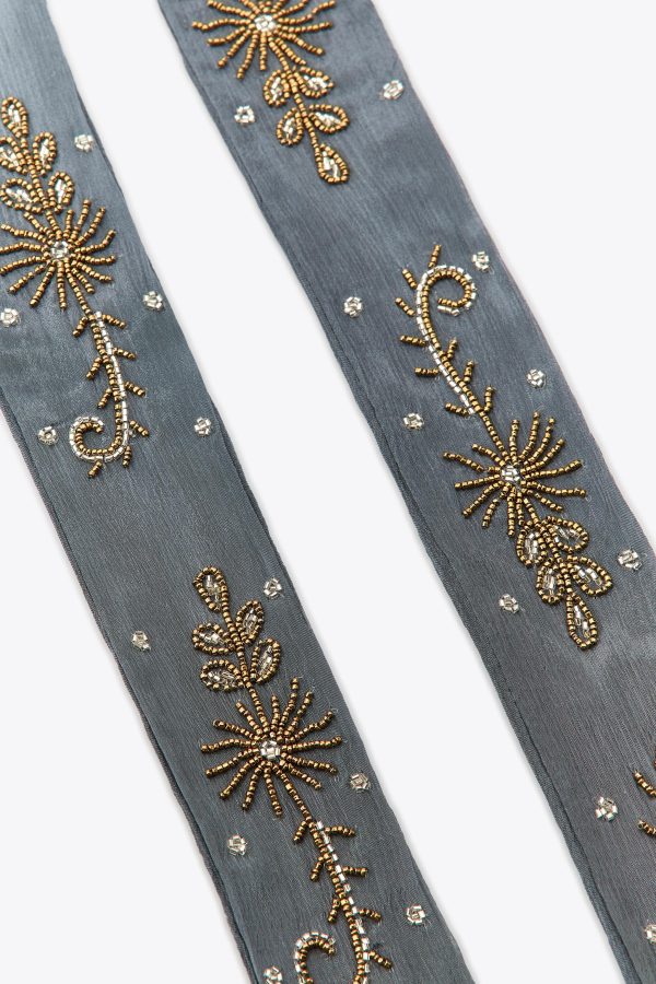 BONCUK İŞLEMELİ NAKIŞLI FULAR - LIMITED EDITION - از برند زارا