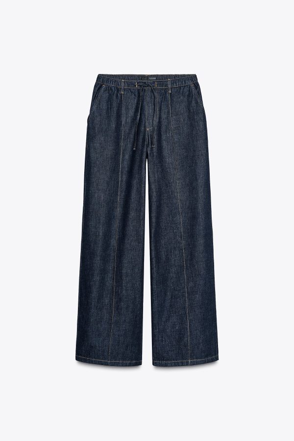 Z1975 JOGGER GENİŞ PAÇA YÜKSEK BEL JEAN - از برند زارا
