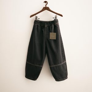 شلوار جین بالون با کمربند الاستیکی از برند زارا